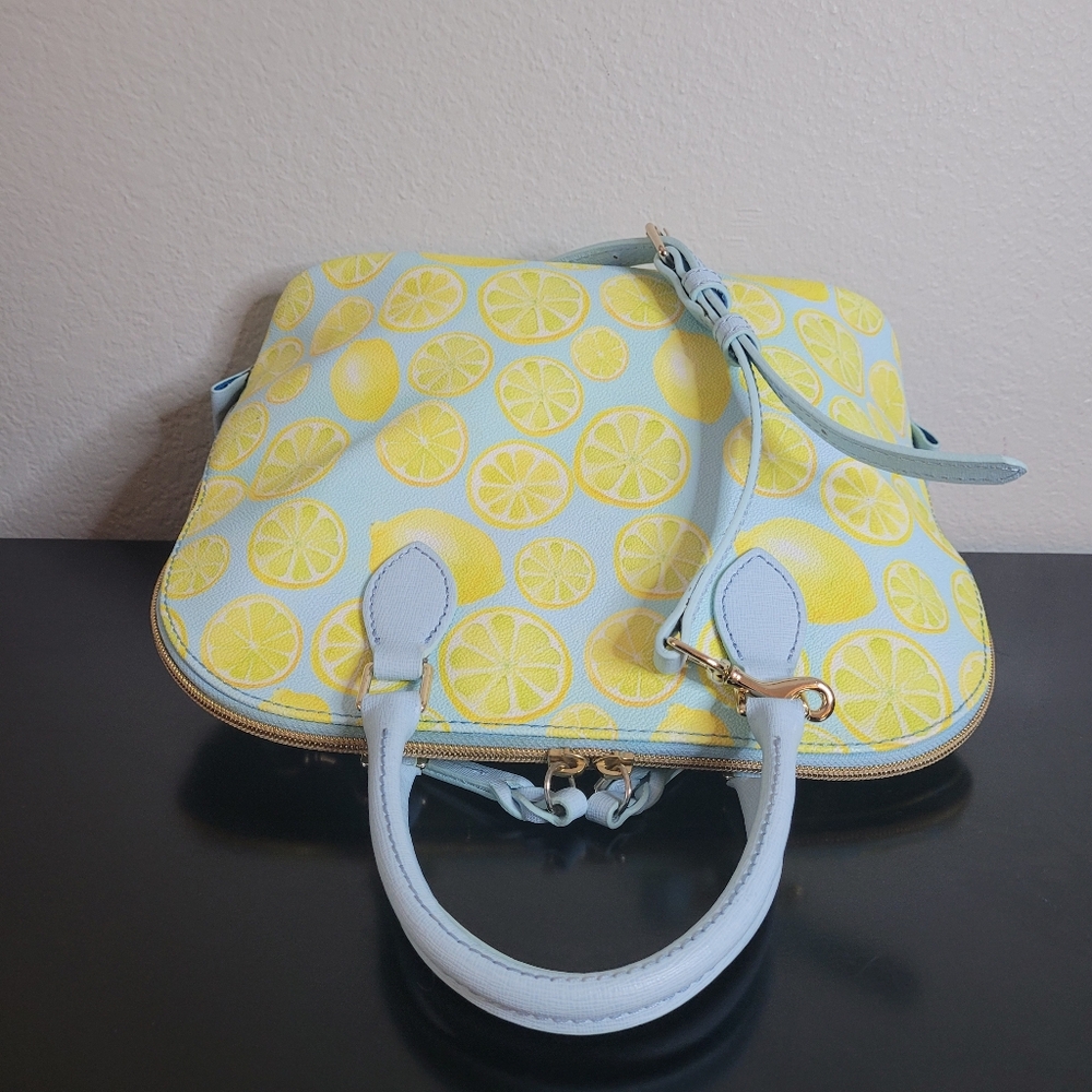 Dooney & Bourke Zip Zip Dome Satchel Lemon Limone - Picture 6 of 15